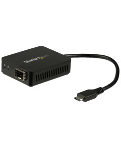 StarTech.com USB-C to Fiber Optic Converter - Open SFP