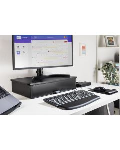 Kensington UVStand™ monitor stand with UVC sanitisation compartment