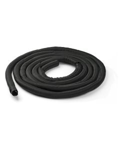 StarTech.com 15' (4.6m) Cable Management Sleeve - Flexible Coiled Cable Wrap - 1.0-1.5" dia. Expandable Sleeve - Polyester Cord Manager/Protector/Concealer - Black Trimmable Cable Organizer