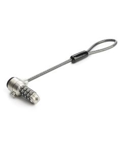 StarTech.com Universal Laptop Cable Lock Expansion Loop - 6” (15cm) Anti Theft 4-Digit Combination K-Slot Lock - Computer Security Cable to Create Twin/Multi-Head Lock for Multiple Devices