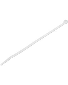StarTech.com 8"(20cm) Cable Ties - 1/8"(4mm) wide, 2-1/8"(55mm) Bundle Diameter, 50lb(22kg) Tensile Strength, Nylon Self Locking Zip Ties w/ Curved Tip - 94V-2/UL Listed, 1000 Pack - White