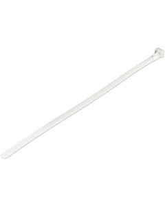 StarTech.com 10"(25cm) Reusable Cable Ties - 1/4"(7mm) wide, 2-1/2"(65mm) Bundle Dia. 50lb(22kg) Tensile Strength, Releasable Nylon Ties, Indoor/Outdoor, 94V-2/UL Listed, 100 Pack - White
