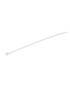 StarTech.com 6"(15cm) Cable Ties - 1/8"(3mm) wide, 1-3/8"(39mm) Bundle Diameter, 40lb(18kg) Tensile Strength, Nylon Self Locking Zip Ties with Curved Tip - 94V-2/UL Listed, 100 Pack - White