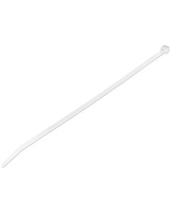 StarTech.com 10"(25cm) Cable Ties - 1/8"(4mm) wide, 2-5/8"(68mm) Bundle Diameter, 50lb(22kg) Tensile Strength, Nylon Self Locking Zip Ties w/ Curved Tip - 94V-2/UL Listed, 100 Pack - White