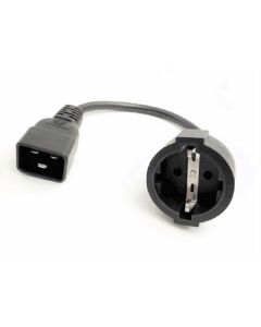APC EPDU POWER CORD SCHUKO TO C20 0 Black 0.5 m