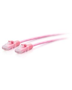 C2G 7.6m Cat6a Snagless Unshielded (UTP) Slim Ethernet Patch Cable - Pink
