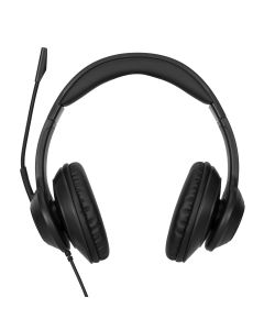 Targus AEH102GL headphones/headset Wired Head-band Calls/Music USB Type-A Black