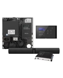 Crestron Flex Advanced Small Room Conference System with Jabra PanaCast 50 Video Bar and Wall Mounted Control Interface for Microsoft Teams Rooms