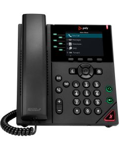 Poly VVX 350 6-Line IP Phone and PoE-enabled