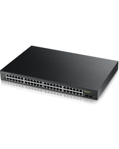 Zyxel GS1900-48HP Managed L2 Gigabit Ethernet (10/100/1000) Power over Ethernet (PoE) 1U Black