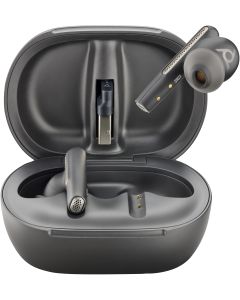 HP Poly Voyager Free 60+ UC Black Touchscreen Charge Case for BT700 USB-C Adapter