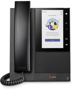 POLY CCX 505 Business Media Phone for Microsoft Teams and PoE-enabled