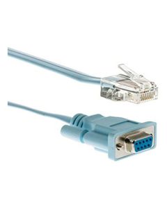 Cisco RJ-45 to DB9F Console Cable, 6 Feet, Compatible with 600, 800, 1600 and 1700 Series Routers, 90-Day Limited Warranty (CAB-CONSOLE-RJ45=)