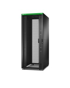 APC Easy Rack, 42U, Black, With Roof, Castors, Feet, 4 Brackets, and Side Panels, No Bottom, 1991H x 800W x 1100D mm