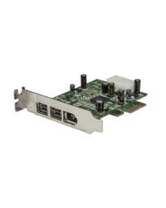 StarTech.com 3 Port 2b 1a Low Profile 1394 PCI Express FireWire Card Adapter
