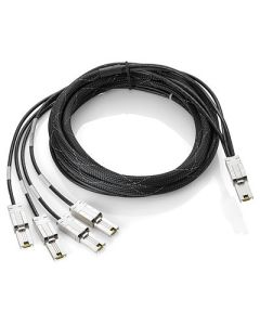 HPE StoreEver 4m External Mini-SAS to 4x1 Mini-SAS Cable