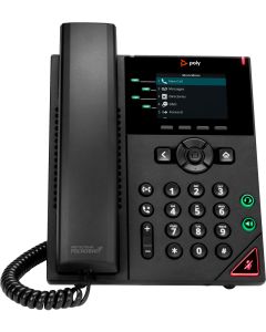 POLY VVX 250 4-Line IP Phone and PoE-enabled GSA/TAA