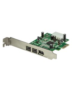 StarTech.com 3 Port 2b 1a 1394 PCI Express FireWire Card Adapter