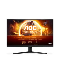 AOC G4 CQ32G4VE computer monitor 81.3 cm (32") 2560 x 1440 pixels Quad HD LCD Black, Grey