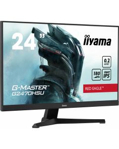 iiyama G-MASTER Unleash your full gaming potential with the Fast IPS G2470HSU Red Eagle