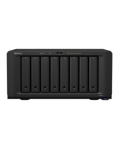 Synology DiskStation DS1821+ NAS Desktop Ryzen Embedded V1500B 4 GB DDR4 96 TB HDD DiskStation Manager Black