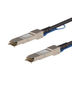 StarTech.com MSA Uncoded Compatible 5m 40G QSFP+ to QSFP+ Direct Attach Breakout Cable Twinax - 40 GbE QSFP+ Copper DAC 40 Gbps Low Power Passive Transceiver Module DAC