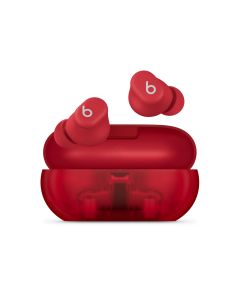 Apple Beats Solo Buds - True Wireless Earbuds - Transparent Red Headset True Wireless Stereo (TWS) In-ear Calls/Music Bluetooth Red, Transparent