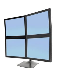 Ergotron DS Series DS100 Quad Monitor Desk Stand monitor mount / stand 61 cm (24") Black