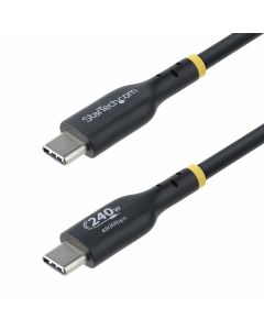 StarTech.com 3m USB-C Charging Cable, USB-IF Certified USB C Cable, 240W PD EPR, USB 2.0 Type-C Laptop Charger Cord, USB-C Data Transfer Cable, TPE Jacket, M/M