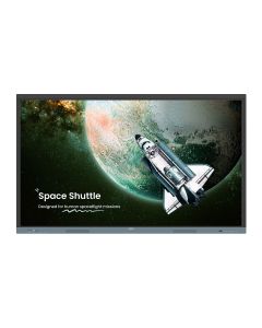BenQ RE7504 Interactive flat panel 190.5 cm (75") 450 cd/m² 4K Ultra HD Black, Grey Touchscreen Built-in processor Android