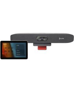 Poly Studio Small Room Kit for MS Teams: Studio R30 USB Video Bar with GC8 (ABU)