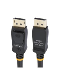 StarTech.com 2m (6.6ft) VESA Certified DisplayPort Cable - 10 Pack - DisplayPort 1.2 Cord with Latches, 4K 60Hz UHD, DP to DP Cable for Monitor, Latching DP Connectors