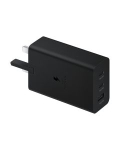 Samsung 65W Trio Universal Power Adapter Black USB Fast charging Indoor