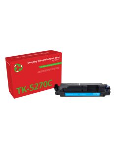Everyday™ Cyan Remanufactured Toner by Xerox compatible with Kyocera TK-5270C, Standard capacity