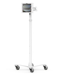 Compulocks iPad Pro M4 11" (2024), Apex Enclosure Rolling Cart - Rise Freedom Extended White