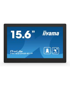 iiyama TW1623AS-B1P Signage Display Interactive flat panel 39.6 cm (15.6") Wi-Fi 450 cd/m² Double Full HD Black Touchscreen Built-in processor Android 24/7