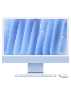 Apple iMac 24-inch with Retina 4.5K display: M4 chip with 10‑core CPU and 10‑core GPU, 24GB, 512GB SSD - Blue