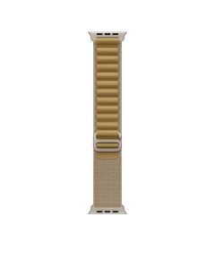 Apple 49mm Tan Alpine Loop - Large - Natural Titanium Finish