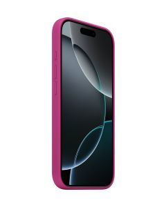 Apple iPhone 16 Pro Silicone Case with MagSafe - Fuchsia