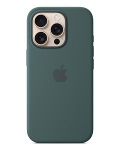 Apple iPhone 16 Pro Silicone Case with MagSafe - Lake Green