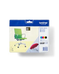 Brother LC229XLVALBPDR ink cartridge 4 pc(s) Original Black, Cyan, Magenta, Yellow