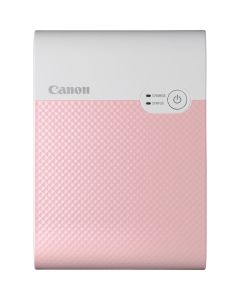 Canon SELPHY SQUARE QX10 Portable Colour Photo Wireless Printer, Pink
