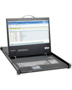 Tripp Lite B021-000-19-HD2 1U Rack-Mount Console with 19 in. LCD, 1920 x 1080 (1080p), DVI or VGA Video, TAA