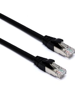 EXCEL CAT6A 0.5M FFTP BLK PK10