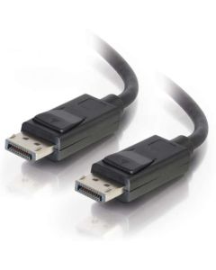 C2G 2m DisplayPort Cable with Latches 8K UHD M/M - 4K - Black