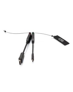 C2G Universal 4K HDMI® Dongle Adapter Ring with Color Coded DisplayPort™ and USB-C®