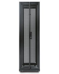 APC NetShelter AV, Server Rack Enclosure, 42U, 10-32 Threaded Rails, Black, 1991H x 600W x 825D mm
