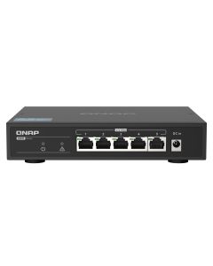 QNAP QSW-1105-5T network switch Unmanaged Gigabit Ethernet (10/100/1000) Black