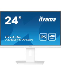 iiyama ProLite XUB2497HSN-W2 computer monitor 60.5 cm (23.8") 1920 x 1080 pixels Full HD LED White