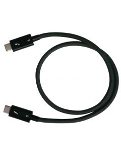 QNAP CAB-TBT305M-40G-LINTES 0.5 m 40 Gbit/s Black